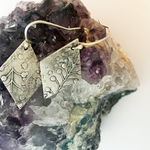 Diamond Lily of the Valley Earrings-Earrings-Mechele Anna Jewelry