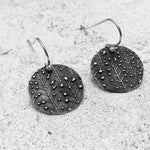 Oxidized Lily of the Valley Earrings