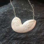 Silver Paisley Necklace