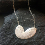 Silver Paisley Necklace-Necklaces-Mechele Anna Jewelry